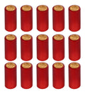 TOYANDONA Lot de 100 capsules thermoretractables en PVC pour bouteille du vin Outil de brassage de biere pour la maison Rouge