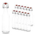 de 12 Lot Bouteilles en Verre Blanches 500 ml possedant Bouchon a etrier Parfaites pour Conservation ou Alcool