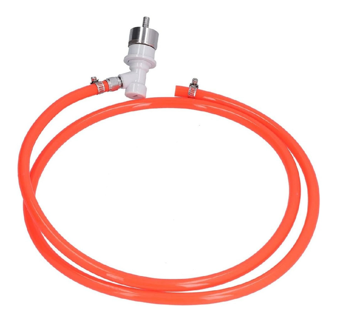 Ligne Assemblage de du BieRe a Verrouillage a Bille Mur de Tuyau de Gaz Pliable du Carbonatation avec Bouchon de Carbonatation de 5/16 Po Accessoires de FuT de BieRe pour Distributeur D'eau du BieRe