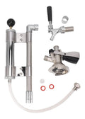 Pompe Biere 8in a Main En Acier Inoxydable Type A Biere Pompe pour Interieur Exterieur PiqueNique Partie Camping Excellent Accessoire De Fete